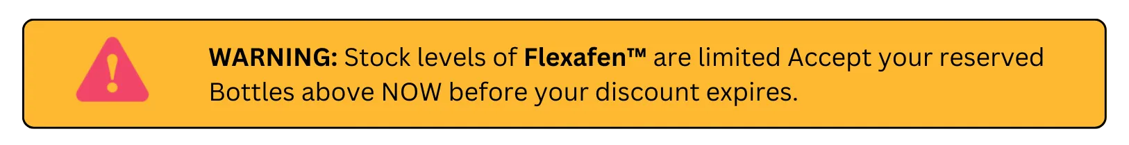 Flexafen Limited Stock Warning
